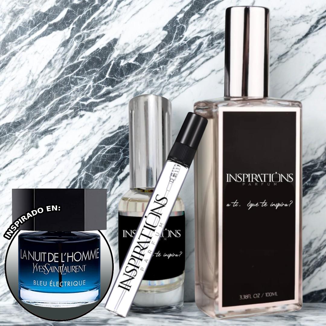 INSPIRADO EN: L'HOMME BLEU ELECTRIQUE - YVES SAINT LAURENT INSPIRADO EN: L'HOMME BLEU ELECTRIQUE - YVES SAINT LAURENT